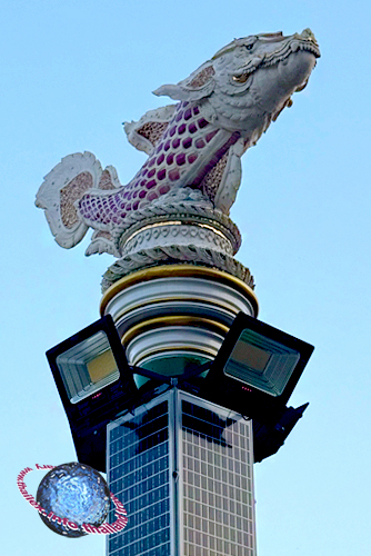 Dragon-headed Carp Street Lantern, Tambon Khao Yoi, Amphur Khao Yoi, Phetchaburi