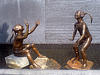 Ratchada bronze statues