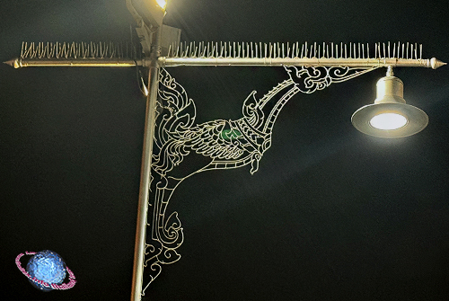 Hamsa Lattice Street Lantern, Khwaeng Dusit, Khet Dusit, Bangkok