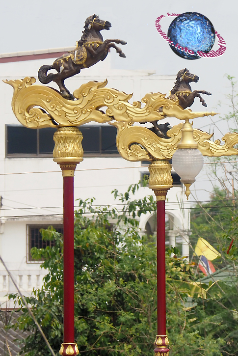 Horse Street Lantern, Tambon Tha Muang, Amphur Muang, Kanchanaburi
