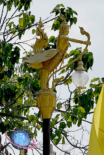 Kinnari Street Lantern, Khwaeng Wat Kanlaya, Khet Thonburi, Bangkok