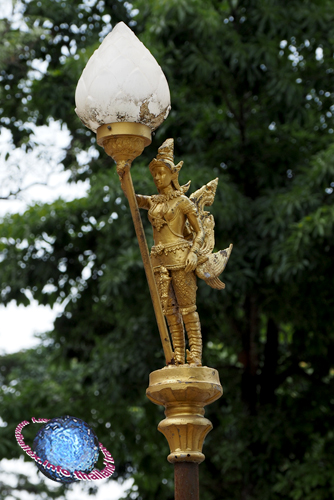 Kinnari Street Lantern, Tambon Phawo, Amphur Mae Sot, Tak
