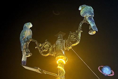 Parakeets Street Lantern, Tambon Khao Mai Kaew, Amphur Banglamung, Chonburi