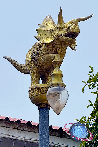 Triceratops Street Lantern, Tambon Kalasin, Amphur Meuang, Kalasin