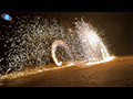 Embers in Motion: Fire Spinning on Ao Nang Beach