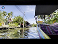 High-Velocity Boat Ride: Navigating Thailand's Canals at Full Throttle