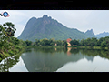 Fishing at the Foot of Pha Nokkhao, the Owl Cliff of Phu Kradeung