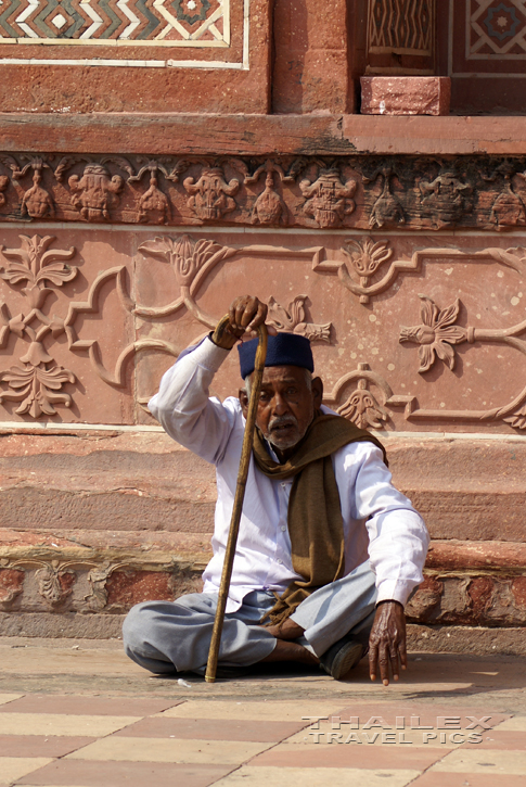 Man With Cane, Agra (India)
